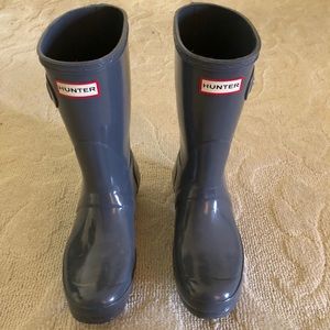 Hunter Short Rainboots Gray Size 8 US